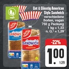 American Style Sandwich Angebote von Gut & Günstig bei EDEKA Gera für 1,00 €