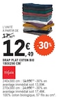 Drap plat coton bio 180x290 cm - Tissaia dans le catalogue E.Leclerc