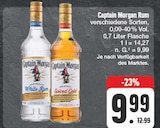 Rum Angebote von Captain Morgan bei EDEKA Aalen für 9,99 €