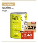 Katzennassnahrung Angebote von LILOU & ÉMILE bei Garten-Center Nordharz GmbH & Co. KG Halberstadt für 2,29 €