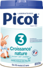 LAIT CROISSANCE 3 PICOT - PICOT - Auchan Hypermarché à Poitiers LAIT CROISSANCE 3 PICOT - PICOT en promo chez Auchan Hypermarché Poitiers à 8,04 €