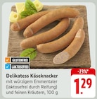 Delikatess Käseknacker bei EDEKA im Neuhausen Prospekt für 1,29 €