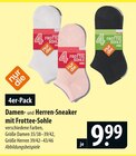 nur die Damen- und Herren-Sneaker mit Frottee-Sohle Angebote bei famila Nordost Buchholz für 9,99 €