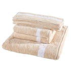 Handtuecher im XXXLutz Prospekt FROTTIERSET SPLIT DOUBLEFACE Naturfarben, Beige 5-teilig von Joop! im aktuellen XXXLutz Prospekt für 99,99 €