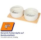 Keramik-Futternäpfe auf Bambustablett von  im aktuellen Action Prospekt für 4,79 €