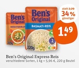 Express Reis von Ben’s Original im aktuellen tegut Prospekt für 1,49 €