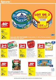 Prix et réduction Thon dans le prospectus Carrefour en cours Offre Thon dans le catalogue Carrefour du moment à la page 53
