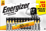 Alkaline power piles - ENERGIZER en promo chez Lidl Nancy à 8,49 €