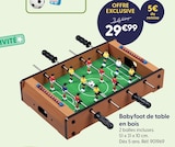 Babyfoot de table en bois dans le catalogue La Grande Récré