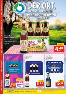 Bier im Netto Marken-Discount Prospekt "DER ORT, AN DEM DU IMMER AUSGEZEICHNETE PREISE FINDEST." mit 6 Seiten (Langenhagen)