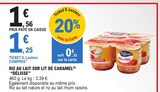 Riz au lait sur lit de caramel - DÉLISSE en promo chez E.Leclerc Dieppe à 1,25 €