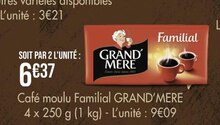 Cafe grand mère familial moulu 250g
