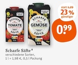 Säfte von Scharfe im aktuellen tegut Prospekt für 0,99 €