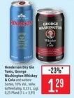 Dry Gin Tonic Angebote von Henderson bei Marktkauf Schorndorf für 1,29 €