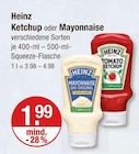 Ketchup von Heinz im aktuellen V-Markt Prospekt für 1,99 €