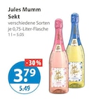 Sekt von Jules Mumm im aktuellen V-Markt Prospekt für 3,79 €