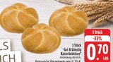 Kaiserbrötchen im Angebot bei EDEKA in Altenburg Kaiserbrötchen Angebote bei EDEKA Altenburg für 0,70 €