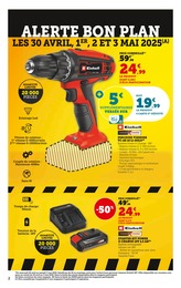 Prix et réduction Perceuse-Visseuse Sans Fil dans le prospectus Super U en cours Offre Perceuse-Visseuse Sans Fil dans le catalogue Super U du moment à la page 2