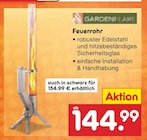 Feuerrohr von GARDENLINE für 144,99 € bei Netto Marken-Discount im Angebot Feuerrohr von GARDENLINE im aktuellen Netto Marken-Discount Prospekt