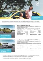 Volkswagen Prospekt für Mindelheim mit 2 Seiten Volkswagen Prospekt für Mindelheim: "Sorgt für wachsende Begeisterung - Unser Frühlingsdeal", 2 Seiten, 31.05.2021 - 27.06.2021