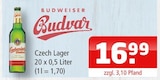 Czech Lager Angebote von Budweiser Budvar bei Getränke Oase Dortmund für 16,99 €