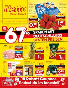 Erdbeeren im Netto Marken-Discount Prospekt "Aktuelle Angebote" mit 63 Seiten (Remscheid)