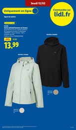 Offre Veste Femme dans le catalogue Lidl du moment à la page 55