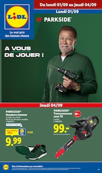 Prospectus Lidl à Villeneuve-le-Roi, "Le vrai prix des bonnes choses", 43 pages de promos valables du 01/09/2025 au 04/09/2025
