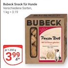 Snack für Hunde im Angebot bei GLOBUS in Gera Snack für Hunde Angebote von Bubeck bei GLOBUS Gera für 3,99 €