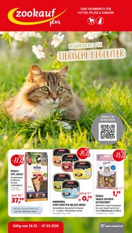 Katzenfutter im Zookauf Prospekt "FRISCHE DEALS FÜR TIERISCHE BEGLEITER" mit 6 Seiten (Neuss)