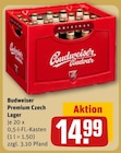 Premium Czech Lager im Angebot bei REWE in Quickborn Premium Czech Lager Angebote von Budweiser bei REWE Quickborn für 14,99 €