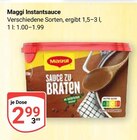 Instantsauce Angebote von Maggi bei GLOBUS Hof für 2,99 €