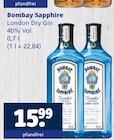 London Dry Gin Angebote von Bombay Sapphire bei Getränkewelt Bottrop für 15,99 €