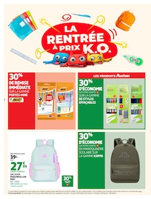 Promotion Papeterie dans le prospectus Auchan Hypermarché, valable du 11/08/2026 au 23/08/2026 Promo Papeterie dans le catalogue Auchan Hypermarché du moment à la page 2