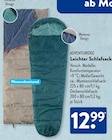 Leichter Schlafsack Mumienmodell im ALDI SÜD Prospekt Leichter Schlafsack Mumienmodell von Adventuridge im aktuellen ALDI SÜD Prospekt für 12,99 €