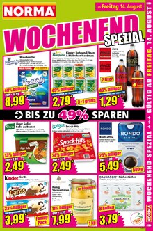 Cola im aktuellen Norma Prospekt (Pirna) Cola im Norma Prospekt "Mehr fĂĽrs Geld" mit 28 Seiten (Pirna)