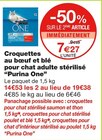 Croquettes au bœuf et blé pour chat adulte stérilisé - Purina One en promo chez Monoprix Créteil à 7,27 €