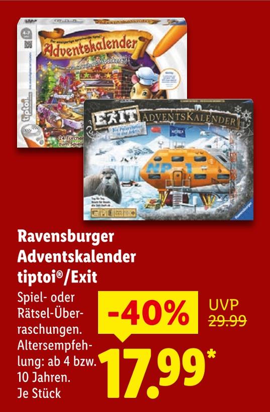 Adventskalender Exit