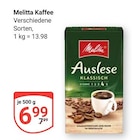 Kaffee im Angebot bei GLOBUS in Koblenz Kaffee Angebote von Melitta bei GLOBUS Koblenz für 6,99 €