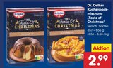 Kuchenbackmischung 'Taste of Christmas' im Netto Marken-Discount Prospekt Kuchenbackmischung 'Taste of Christmas' von Dr. Oetker im aktuellen Netto Marken-Discount Prospekt für 2,99 €