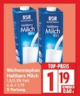 Haltbare Milch 1,5% Fett von Weihenstephan im aktuellen EDEKA Prospekt für 1,19 €
