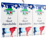 LE LAIT ÉQUITABLE DEMI-ÉCRÉMÉ FAIREFRANCE - FAIREFRANCE - Auchan Hypermarché à Angers LE LAIT ÉQUITABLE DEMI-ÉCRÉMÉ FAIREFRANCE - FAIREFRANCE en promo chez Auchan Hypermarché Angers à 7,44 €