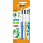 3 stylos-bille 4 couleurs - BIC à 4,95 € dans le catalogue Carrefour