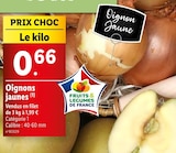 Oignons jaunes en promo chez Lidl Drancy à 0,66 €