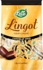 LINGOT BONBONS CHOCOLAT NOIR CARAMEL LUTTI - LUTTI à 3,49 € dans le catalogue Auchan Hypermarché