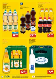 Coca Cola im Netto Marken-Discount Prospekt "DER ORT, AN DEM DU IMMER AUSGEZEICHNETE PREISE FINDEST." mit 6 Seiten (Amberg)