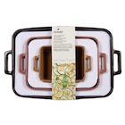 Lot de 3 plats à four - CARREFOUR HOME - Carrefour à Saint-Laurent-du-Var Lot de 3 plats à four - CARREFOUR HOME en promo chez Carrefour Saint-Laurent-du-Var à 29,99 €
