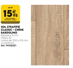 Promo SOL STRATIFIÉ CLASSIC - CHÊNE à 15,95 € dans le catalogue Tout Faire à Mont-prés-Chambord