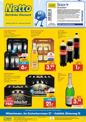 Cola im Netto Marken-Discount Prospekt in Witzenhausen Aktueller Netto Marken-Discount Prospekt mit Cola, "DER ORT, AN DEM DU IMMER AUSGEZEICHNETE PREISE FINDEST.", Seite 1