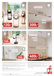 LED-Lampe im XXXLutz Prospekt in Siegen Aktueller XXXLutz Prospekt mit LED-Lampe, "Musterring", Seite 9